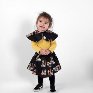 WOLF AND RITA 'TALES OF THE LAND AND SEA' AURORA  BABY BODYSUIT SET